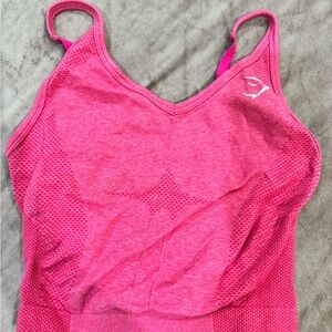 Pink and Green Gymshark Tank